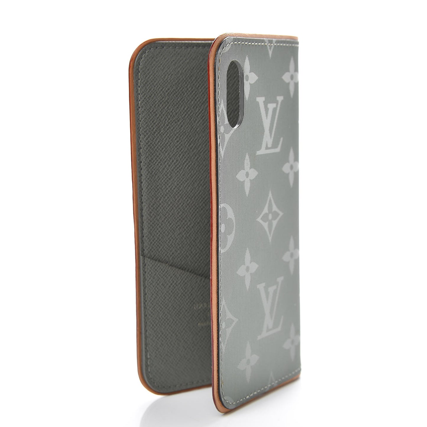 Monogram Titanium iPhone X Folio Case