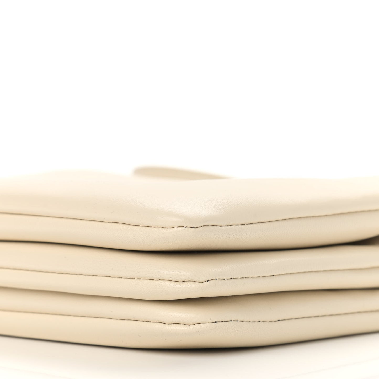 Lambskin Small Trio Crossbody Bag Cream