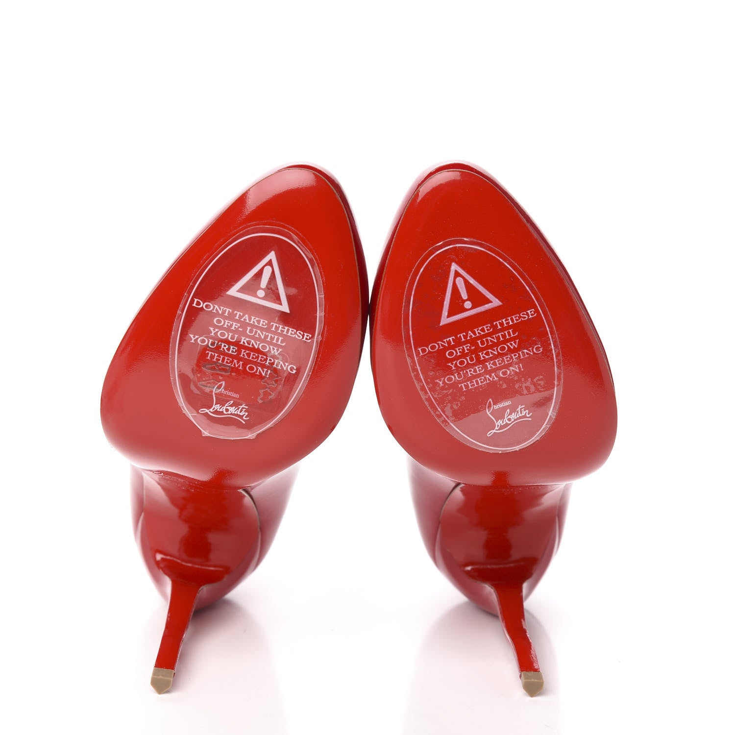 Christian Louboutin Patent Wawy Dolly 100 Pumps 39 Red 7 of 10