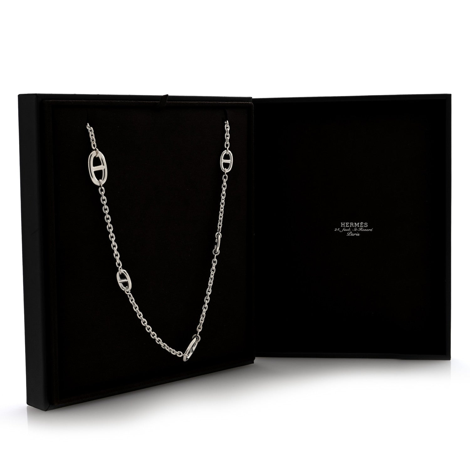 Hermes Sterling Silver Farandole Necklace 120 5 of 5