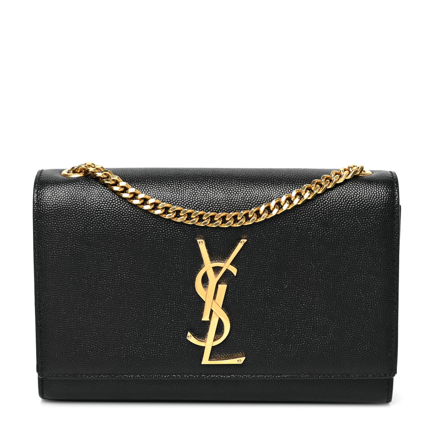 Grain De Poudre Small Monogram Kate Satchel Black
