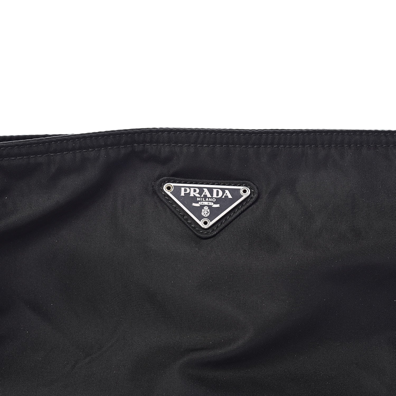 Prada Nylon Flat Messenger Bag Black 11 of 11