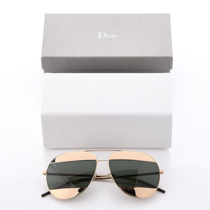 Christian Dior Split 1 Aviator Sunglasses Gold 8 of 8