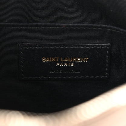 Saint Laurent Calfskin Matelasse Monogram Lou Camera Bag Dusty Grey 6 of 14