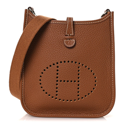 Hermes Taurillon Clemence Evelyne TPM Gold 1 of 11