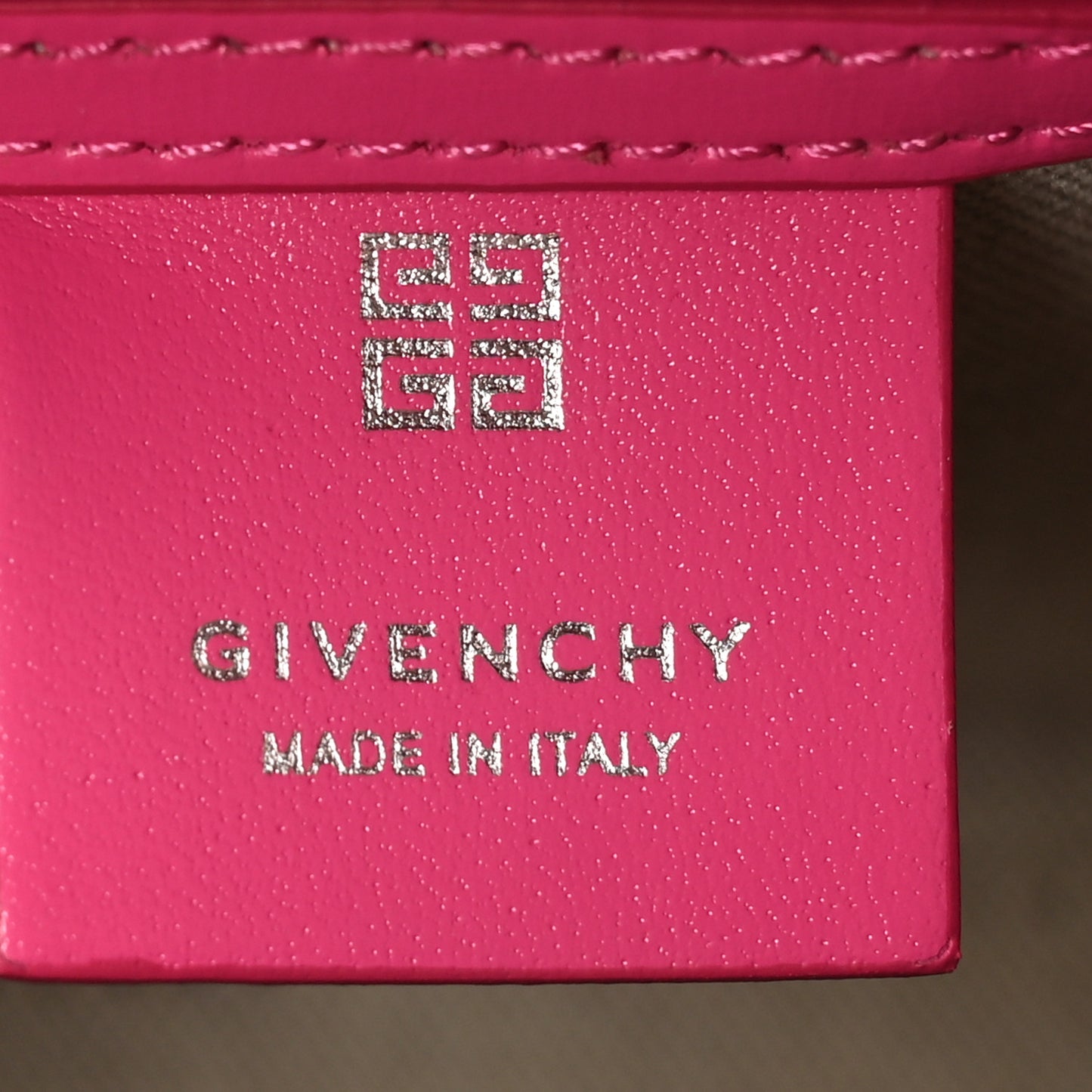 Shiny Lord Calfskin Mini Antigona Shocking Pink