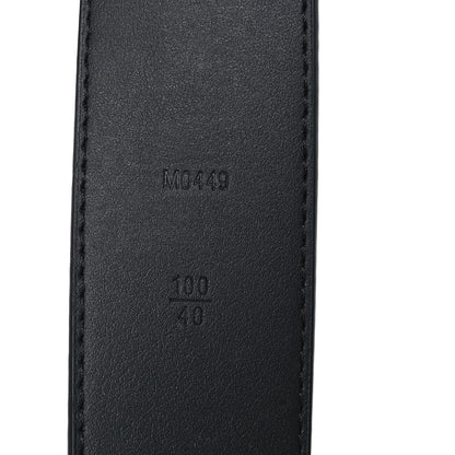 Louis Vuitton Monogram Eclipse Taigarama 40mm LV Initiales Reversible Belt 100 40 Black 4 of 6