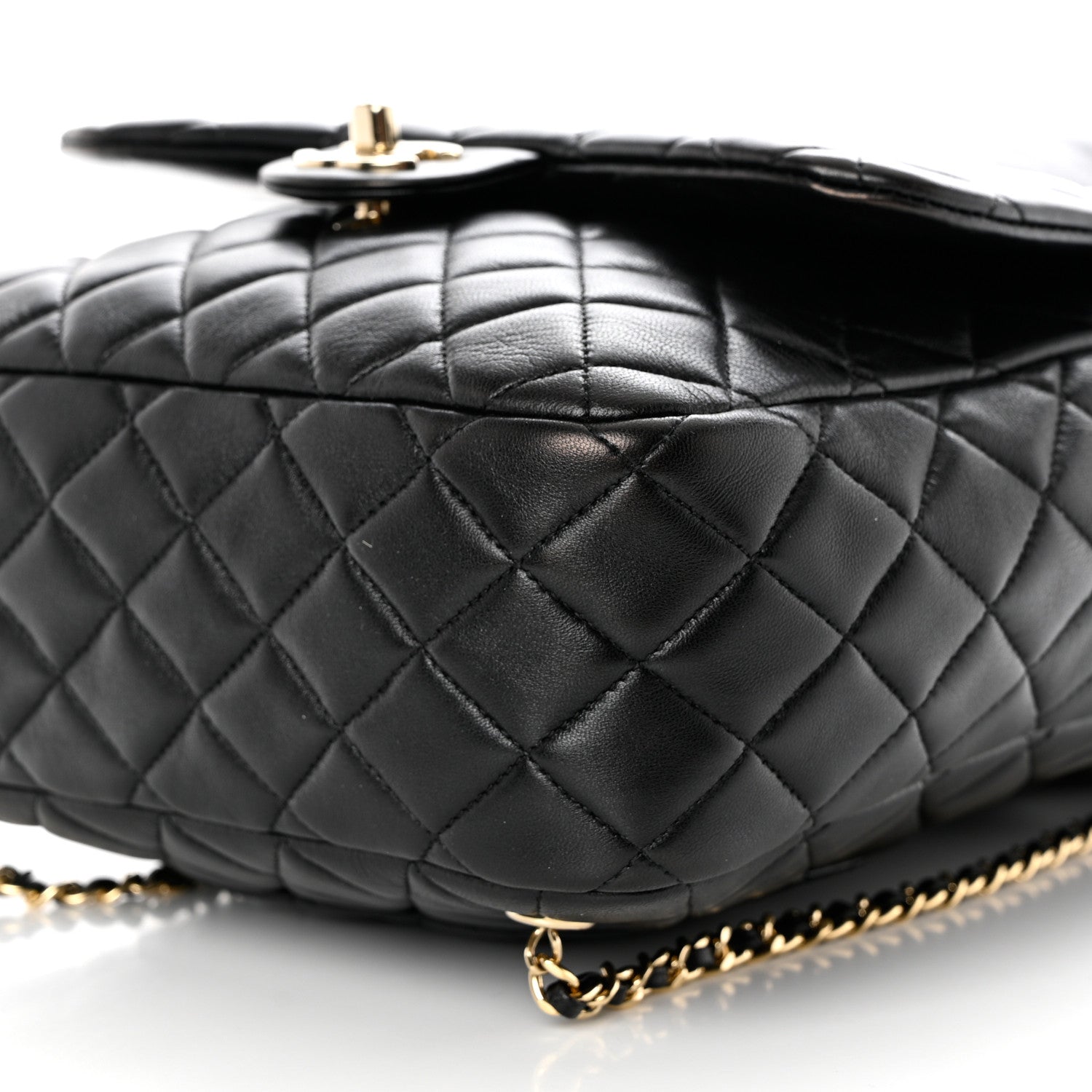 Chanel Lambskin Quilted Large In Seoul Backpack Black 10 of 11