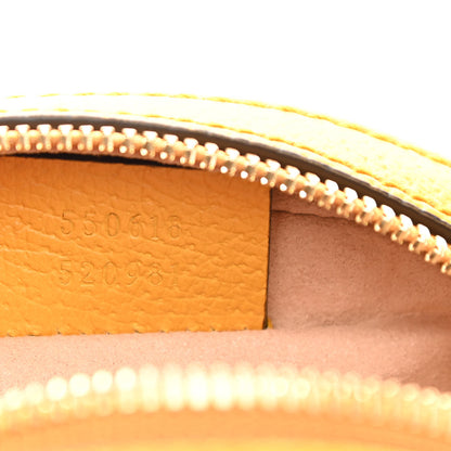 Gucci GG Supreme Monogram Flora Web Mini Ophidia Round Shoulder Bag Beige Multicolor Crop 7 of 11