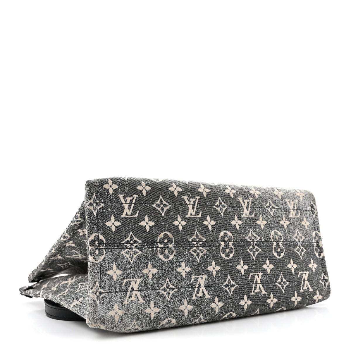 Louis Vuitton Monogram Jacquard Denim Onthego MM Black 4 of 13
