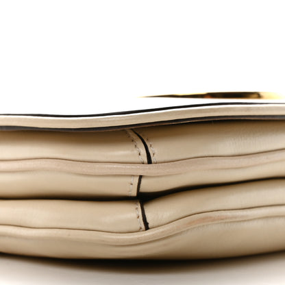 Gucci Roxy Calfskin Web Mini Blondie Shoulder Bag White 9 of 10