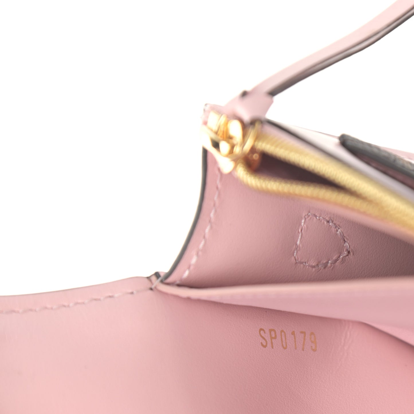 Monogram Flore Chain Wallet Rose Ballerine