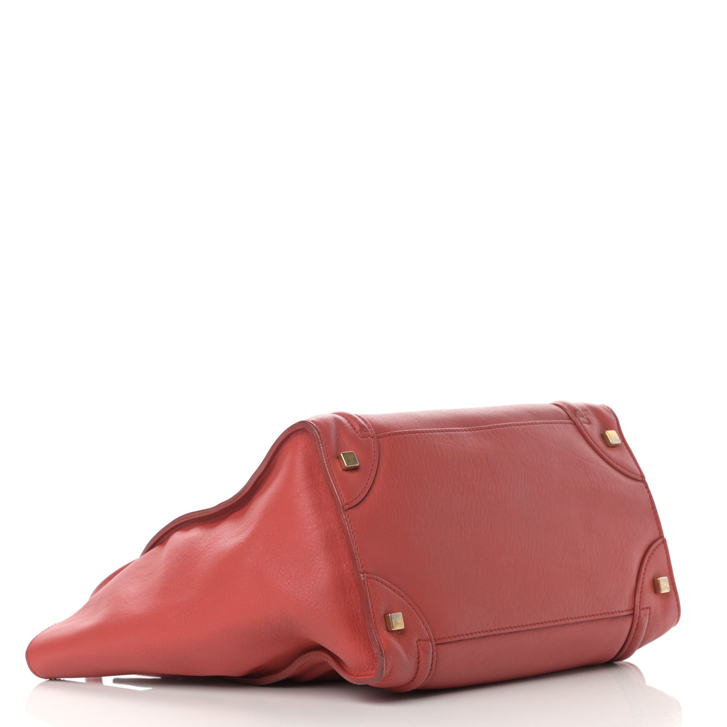 Calfskin Mini Luggage Red