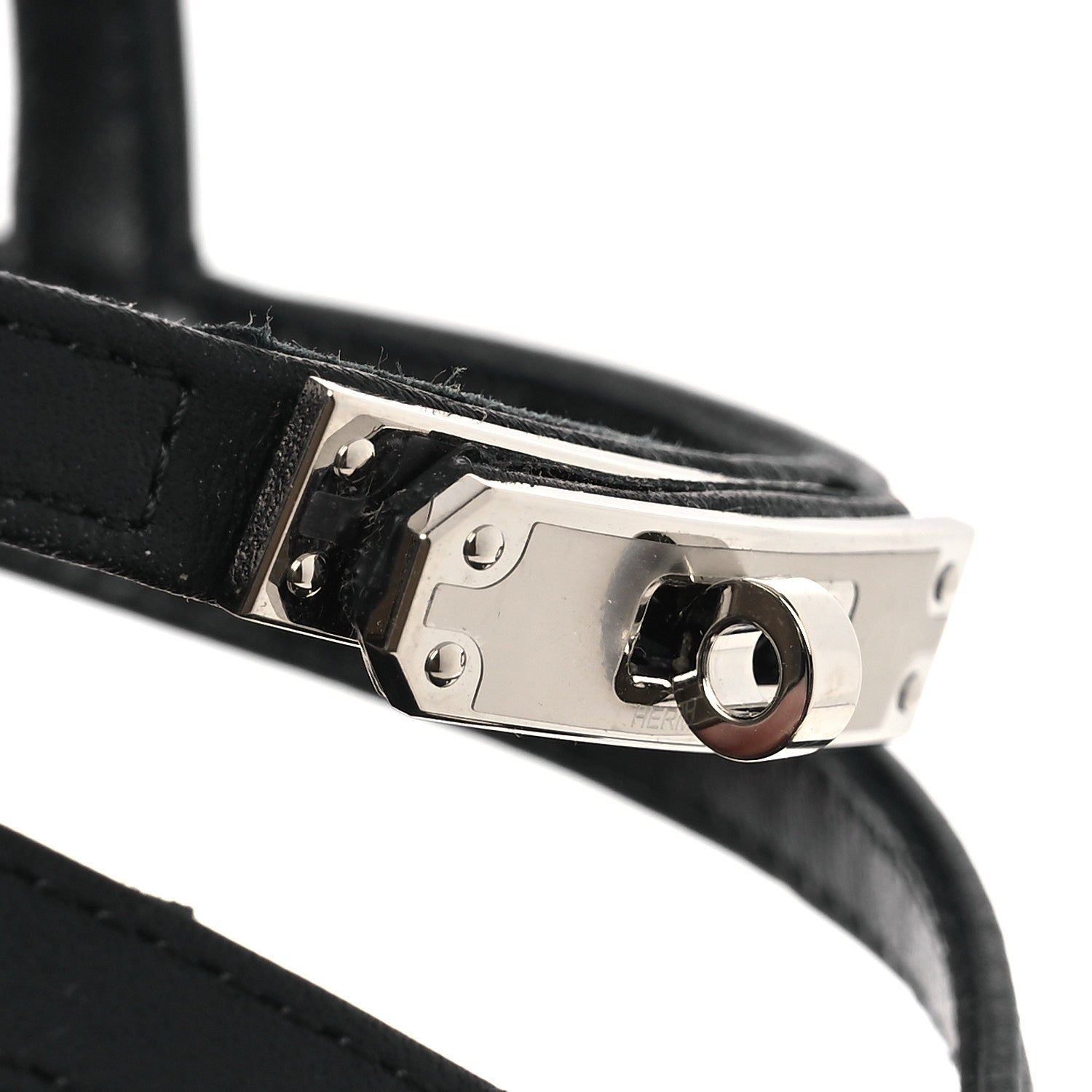 Hermes Calfskin Muse 40 Sandal 37 Black 12 of 13