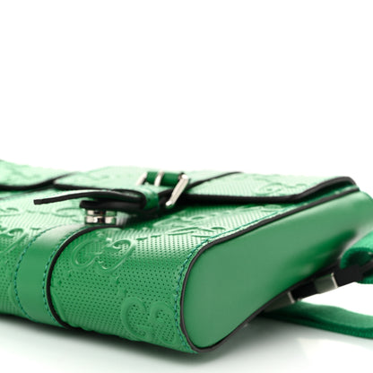 Gucci Calfskin GG Tennis Embossed 2 Detachable Pouch Belt Bag New Shamarock 11 of 11
