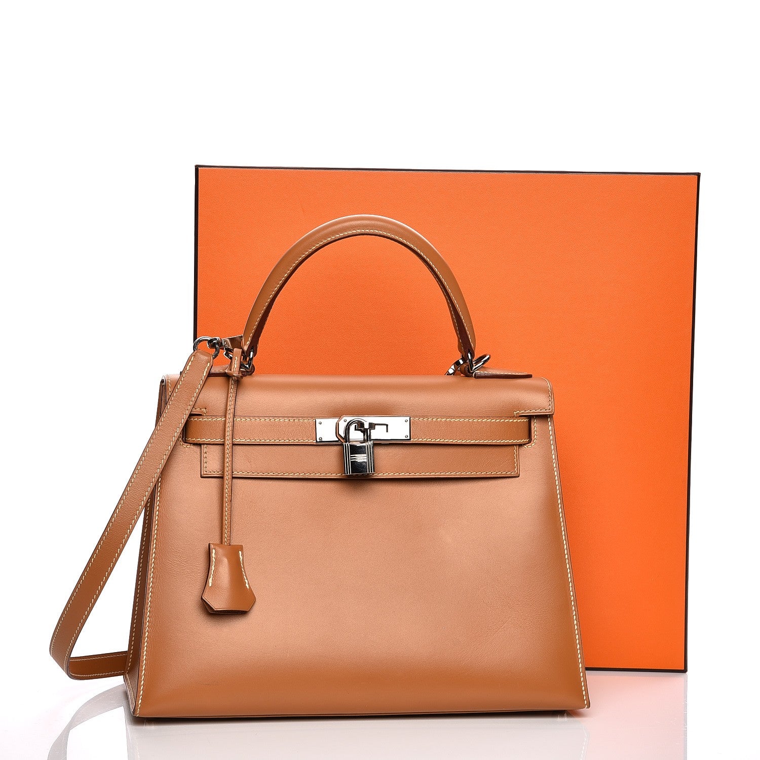 Hermes Chamonix Kelly Sellier 28 Natural 33 of 39