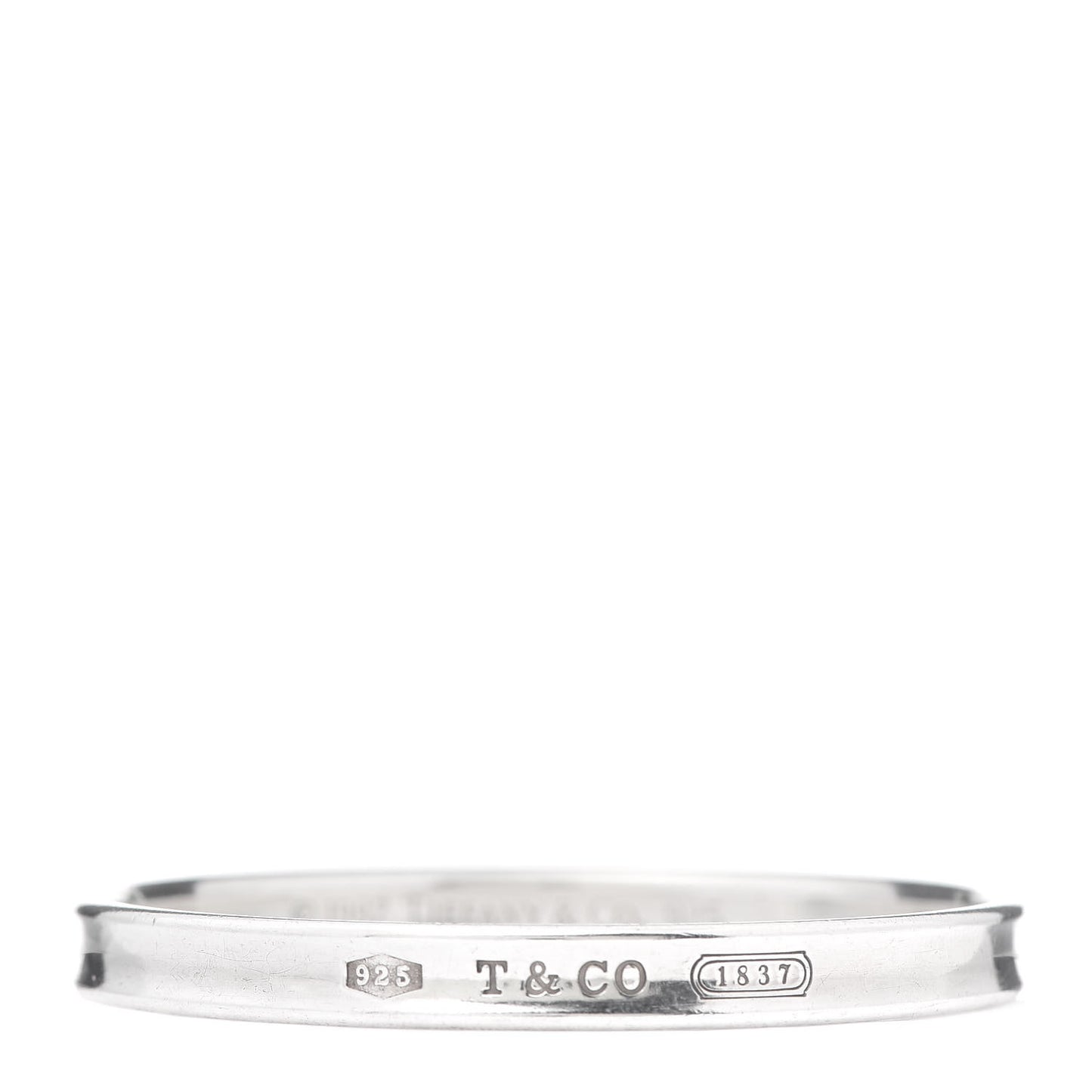 Sterling Silver Narrow 1837 Bangle Bracelet
