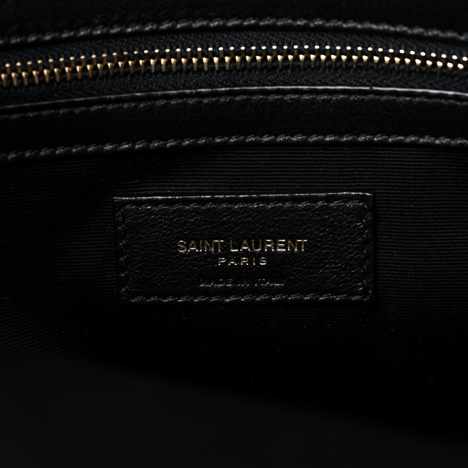 Saint Laurent Calfskin Linen Two Tone Cabas Tote Beige 6 of 12