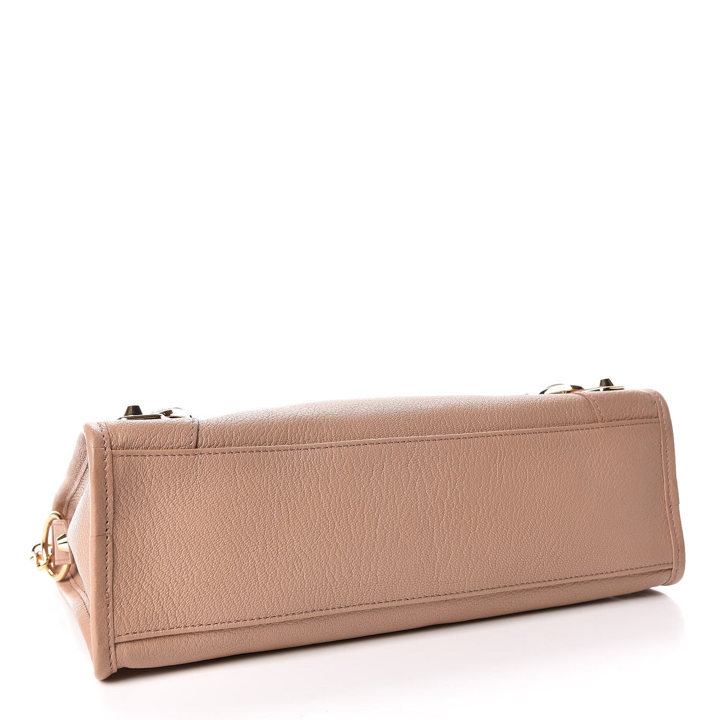 Chevre Gold Metallic Edge Hardware S City Rose Des Sables