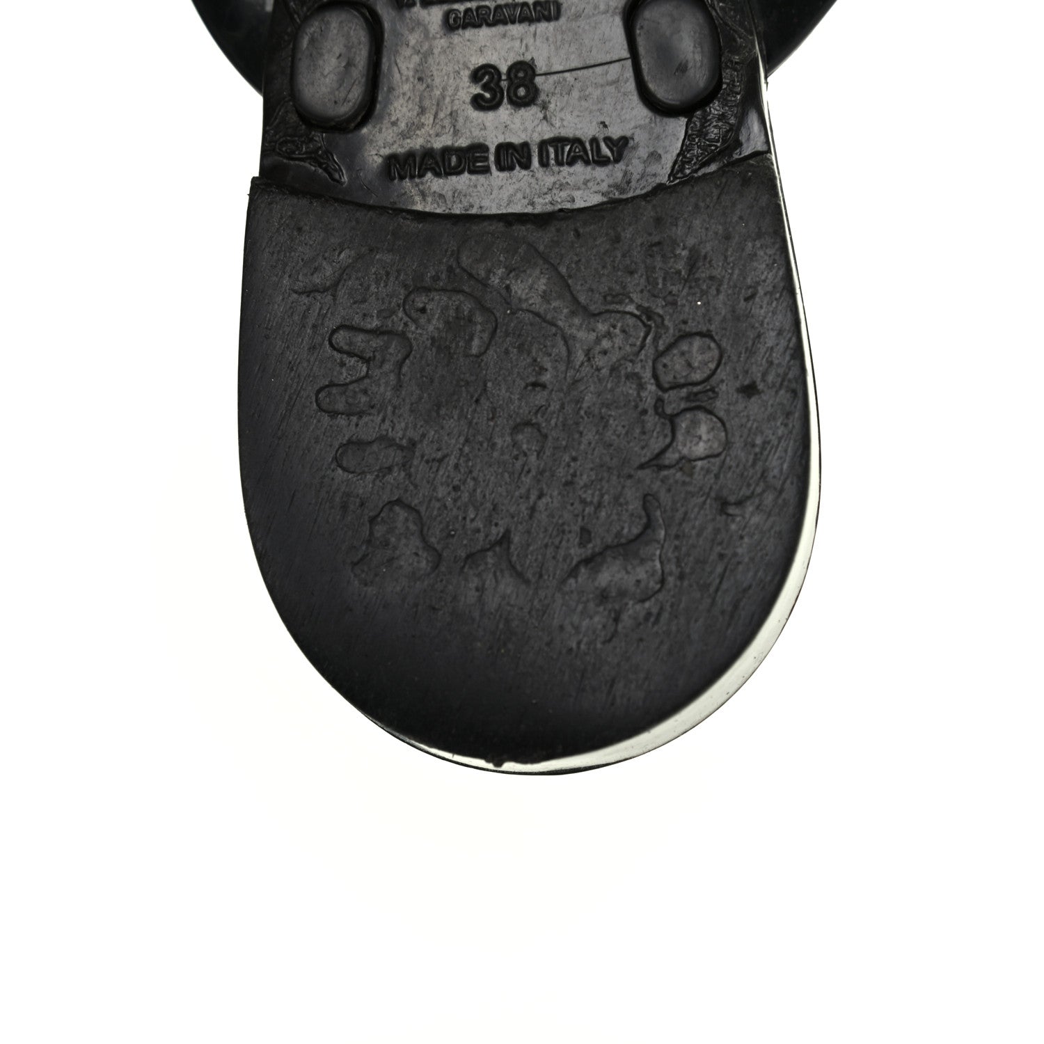 Valentino Garavani PVC Jelly Rockstud Bow Thong Sandals 38 Black 9 of 15