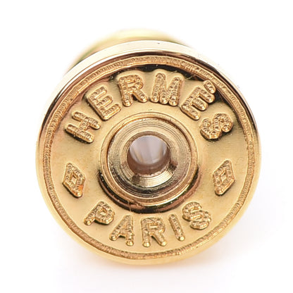 Hermes Gold Lacquered Pop H Earrings Rose Extreme 6 of 7