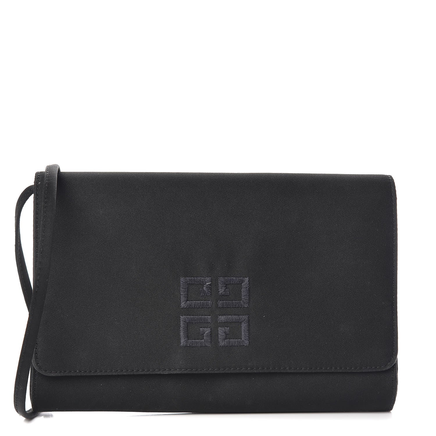 Givenchy Calfskin Satin Emblem Crossbody Black 1 of 11
