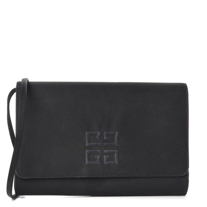 Givenchy Calfskin Satin Emblem Crossbody Black 1 of 11