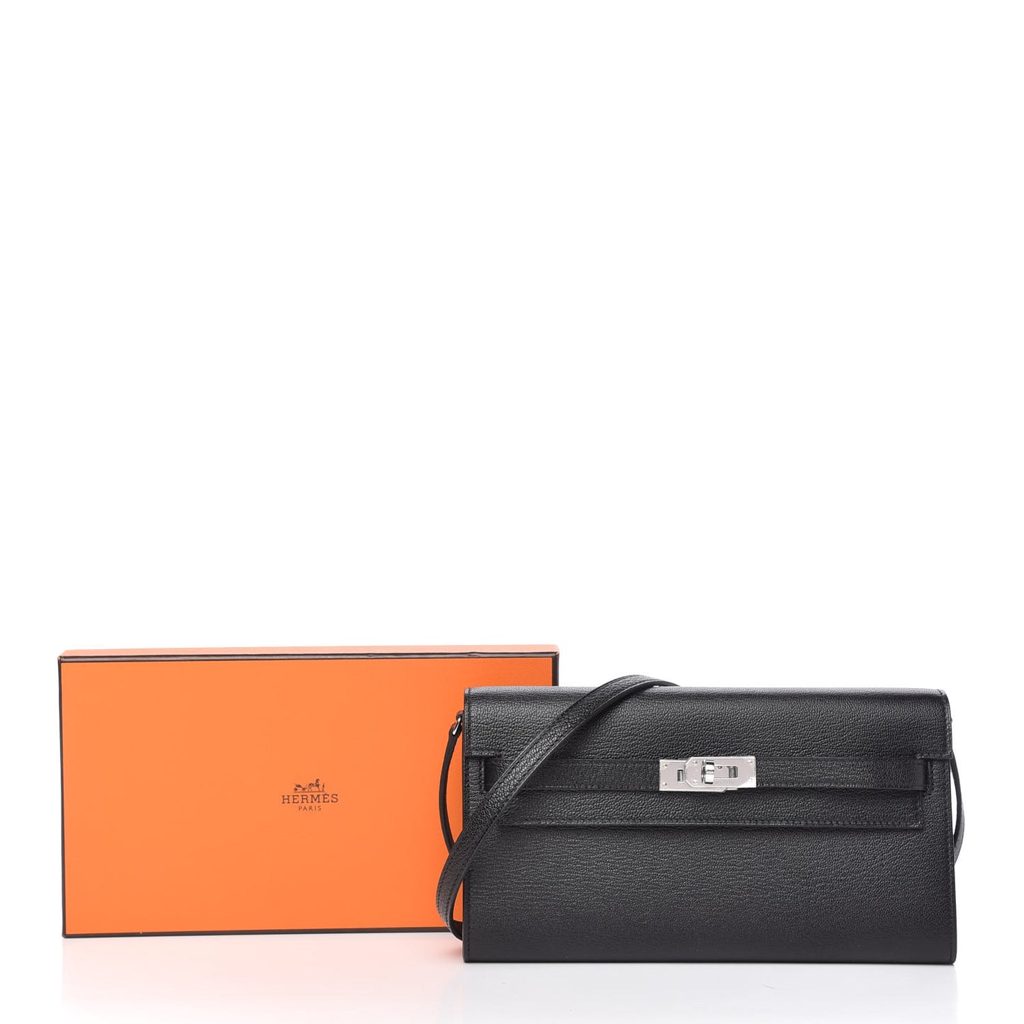 Chevre Mysore Kelly Wallet To Go Black