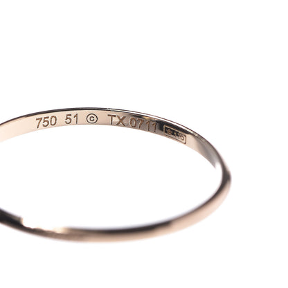 Cartier 18K Pink Yellow White Gold Extra Small Trinity Ring 51 5.75 4 of 4