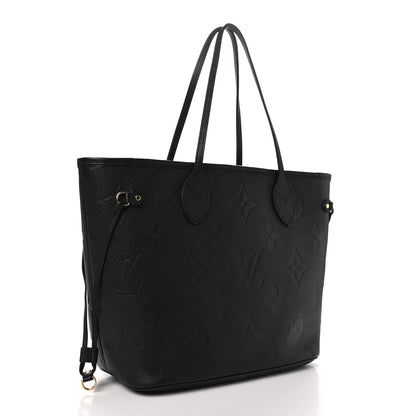 Louis Vuitton Empreinte Monogram Giant Neverfull MM Black 3 of 9
