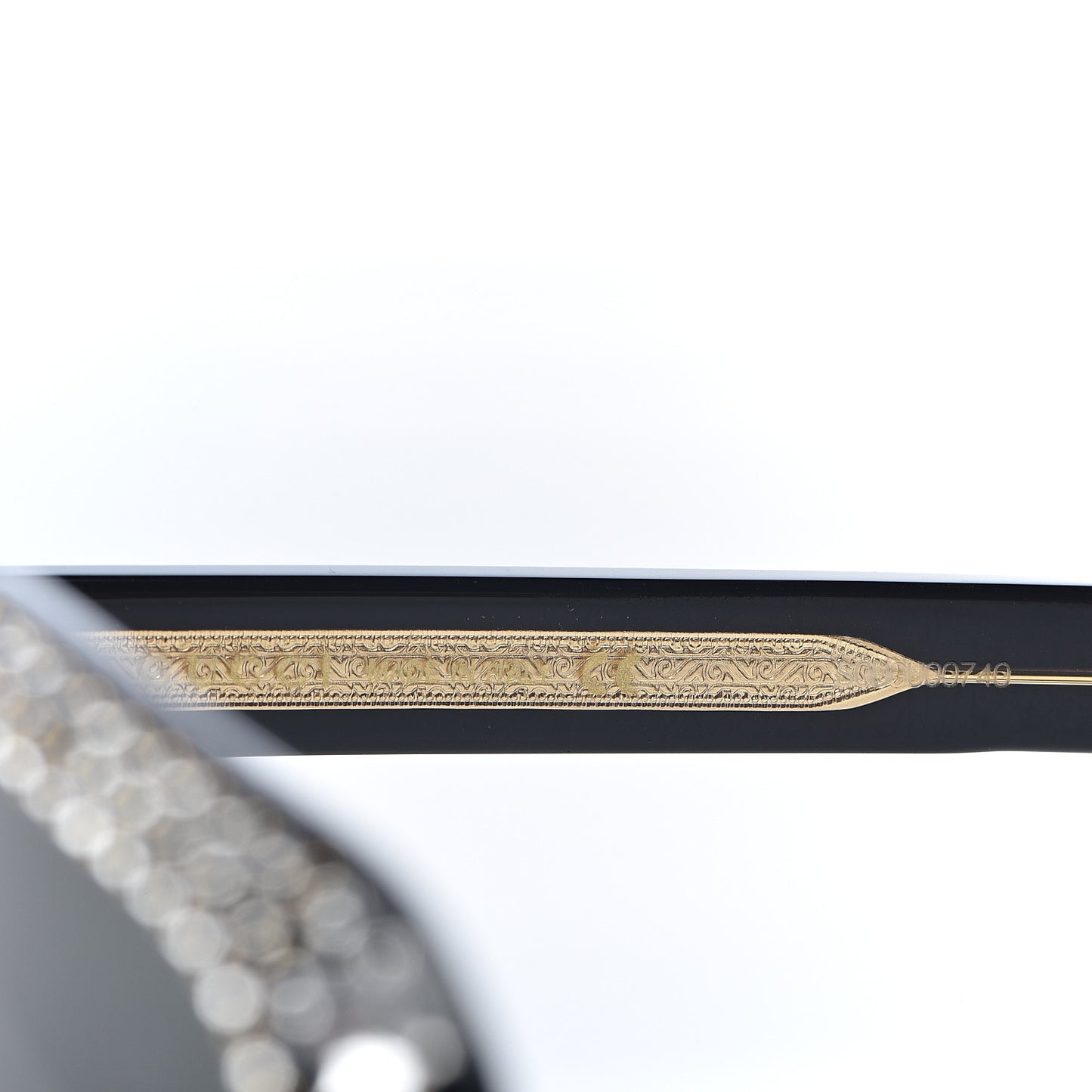 X DAPPER DAN Acetate Crystal Sunglasses GG0427S Black