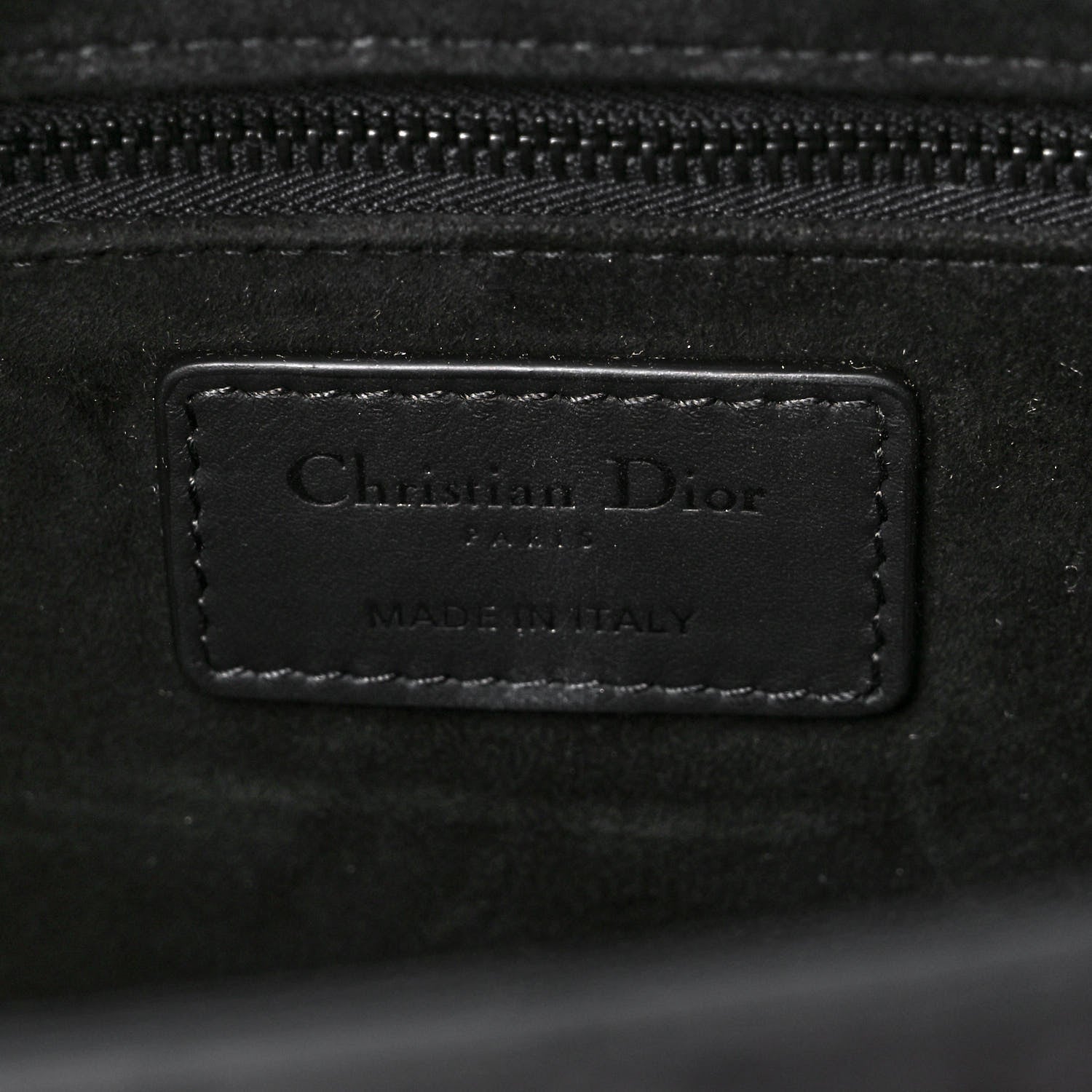 Christian Dior Ultra Matte Calfskin Cannage Large Lady Dior Black 6 of 12