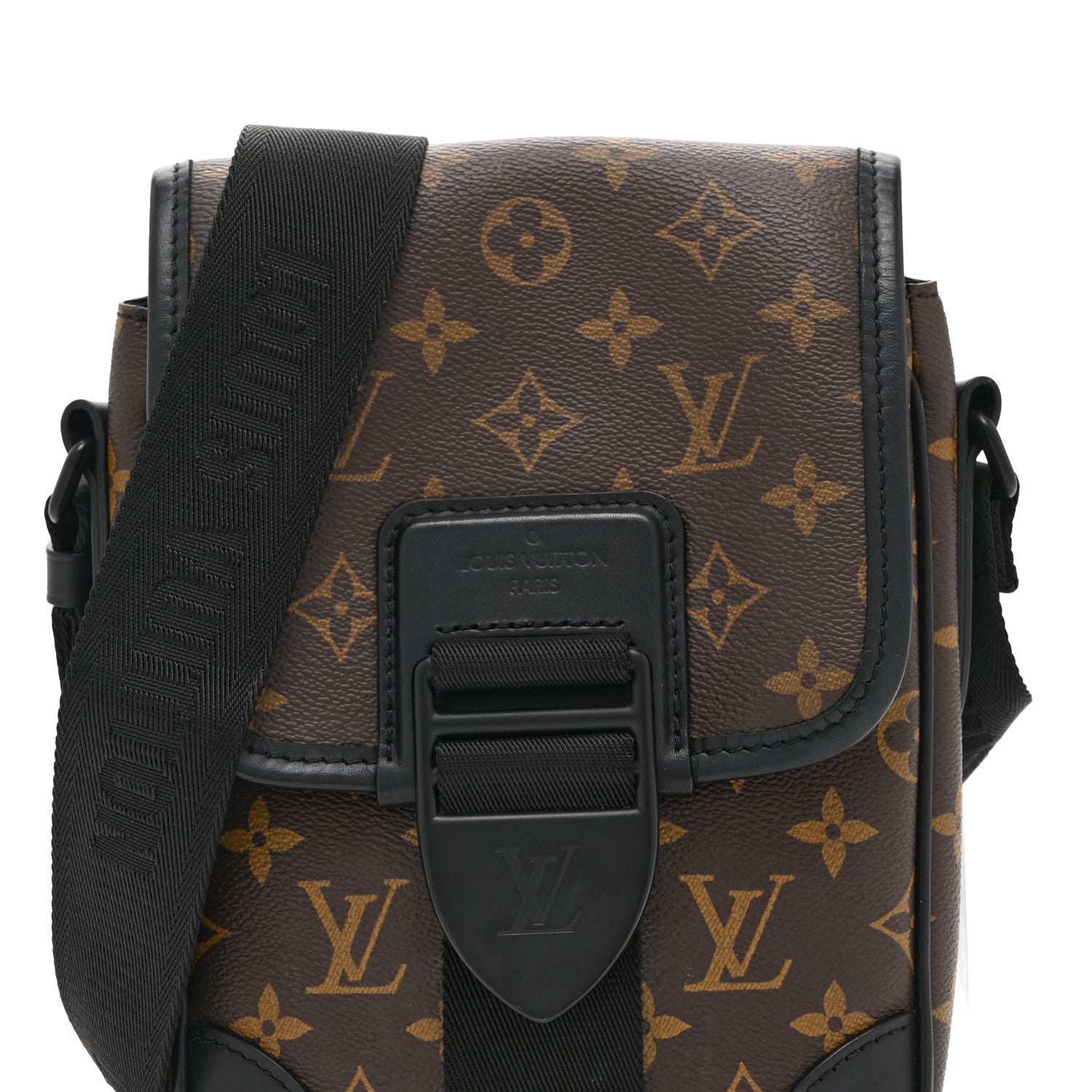 Louis Vuitton Monogram Macassar Archy Messenger PM 7 of 9