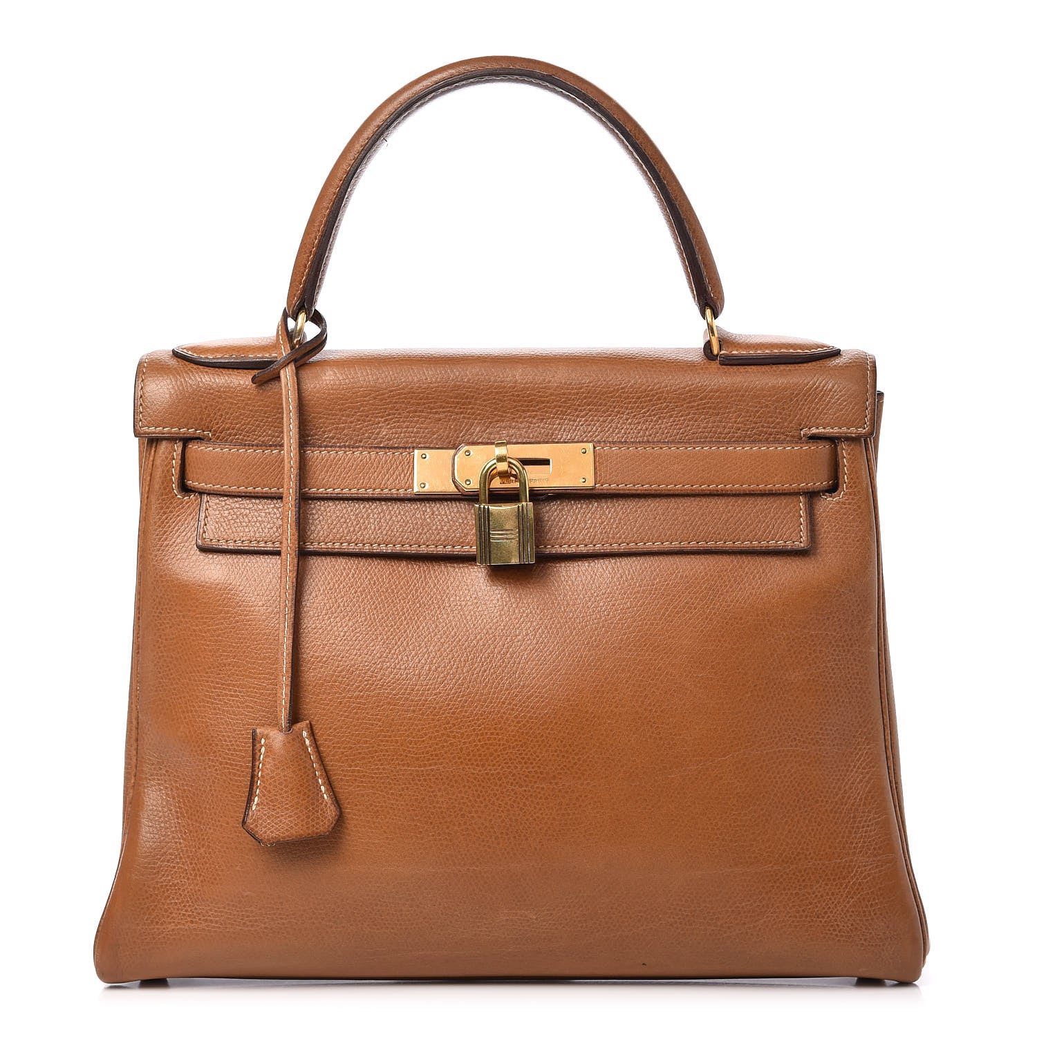 Hermes Courchevel Kelly Retourne 28 Gold 1 of 19