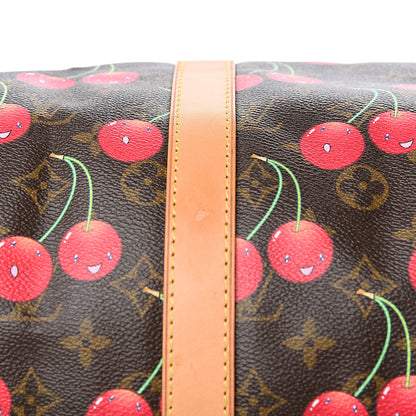 Louis Vuitton Monogram Cerises Keepall 45 9 of 12