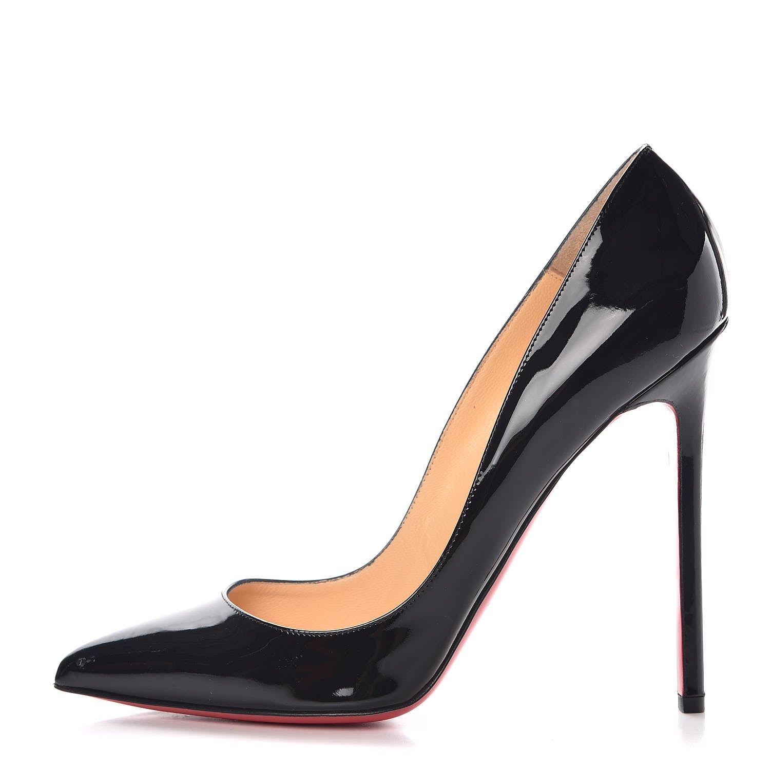 Christian Louboutin Patent Pigalle 120 Pumps 39 Black 1 of 10
