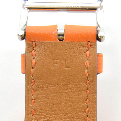 Hermes Swift Leather Cape Cod GM Double Tour Watch Orange 4 of 7