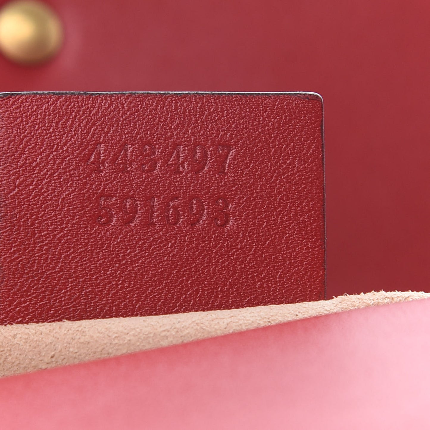 Calfskin Matelasse Small GG Marmont Shoulder Bag Hibiscus Red