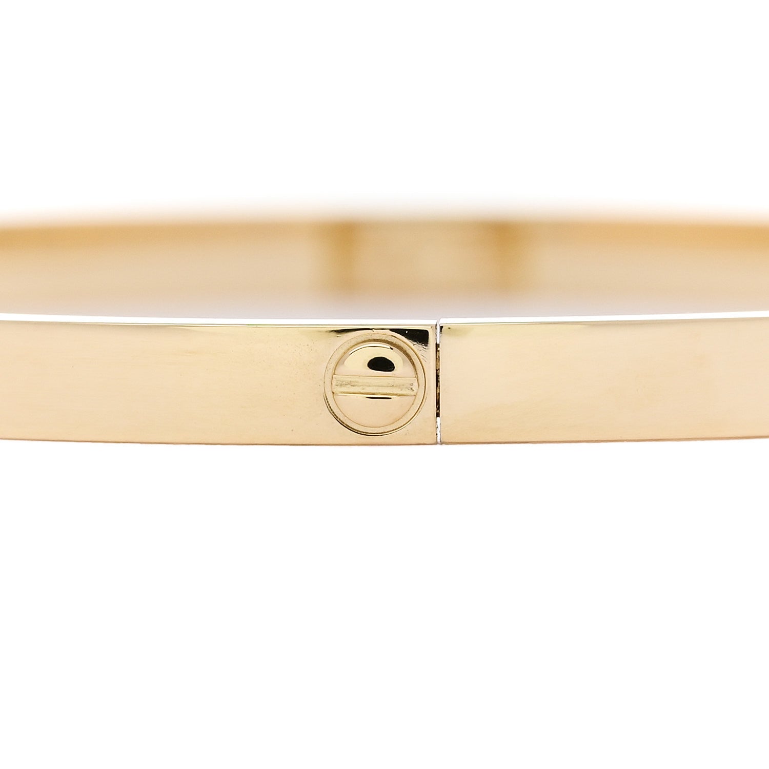 Cartier 18K Yellow Gold 6 Diamond Small LOVE Bracelet 18 5 of 8