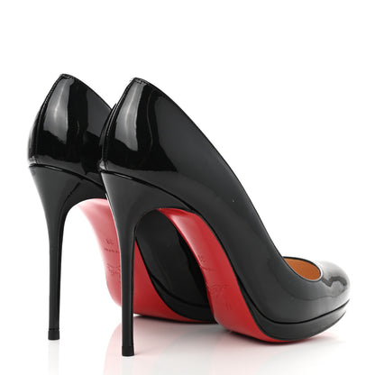 Christian Louboutin Patent Filo 120 Pumps 38 Black 4 of 12