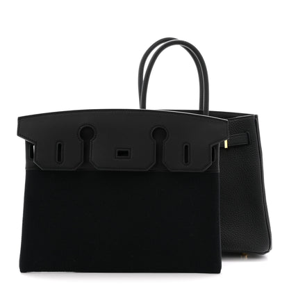 Hermes Togo Swift Canvas 3 in 1 Birkin 30 Black 3 of 13