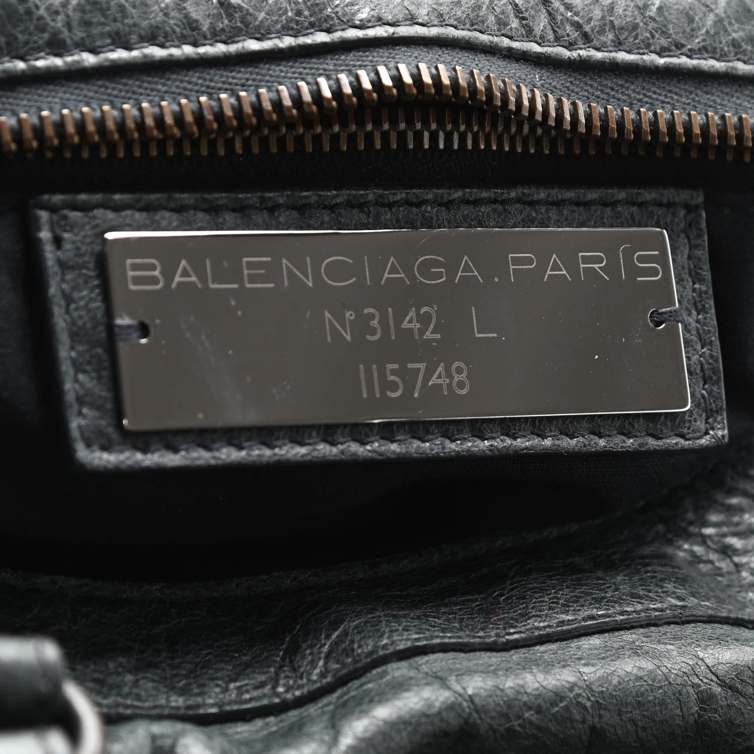 Balenciaga Agneau Classic Hardware City Anthracite 6 of 9