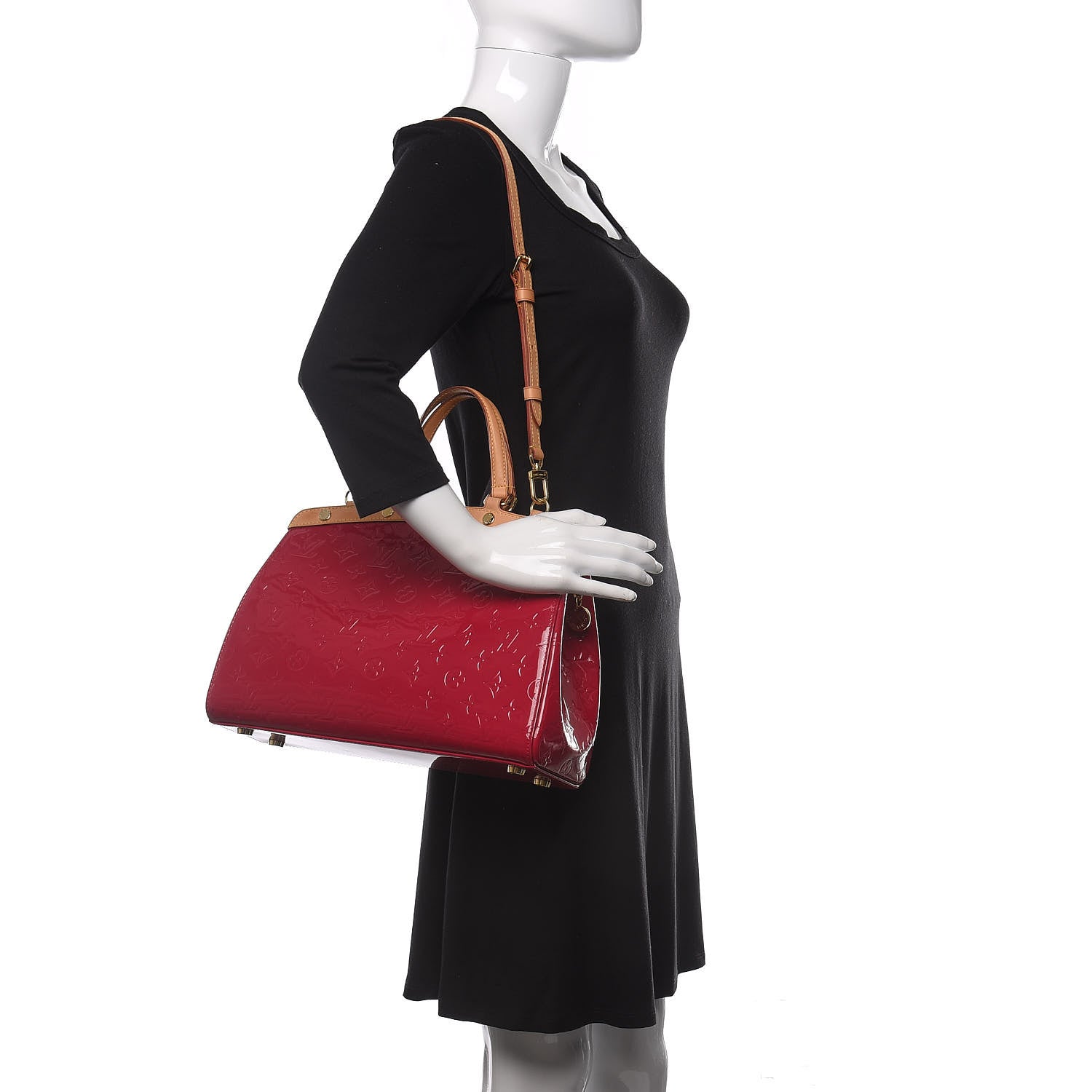 Louis Vuitton Vernis Brea MM Rose Indien 2 of 10