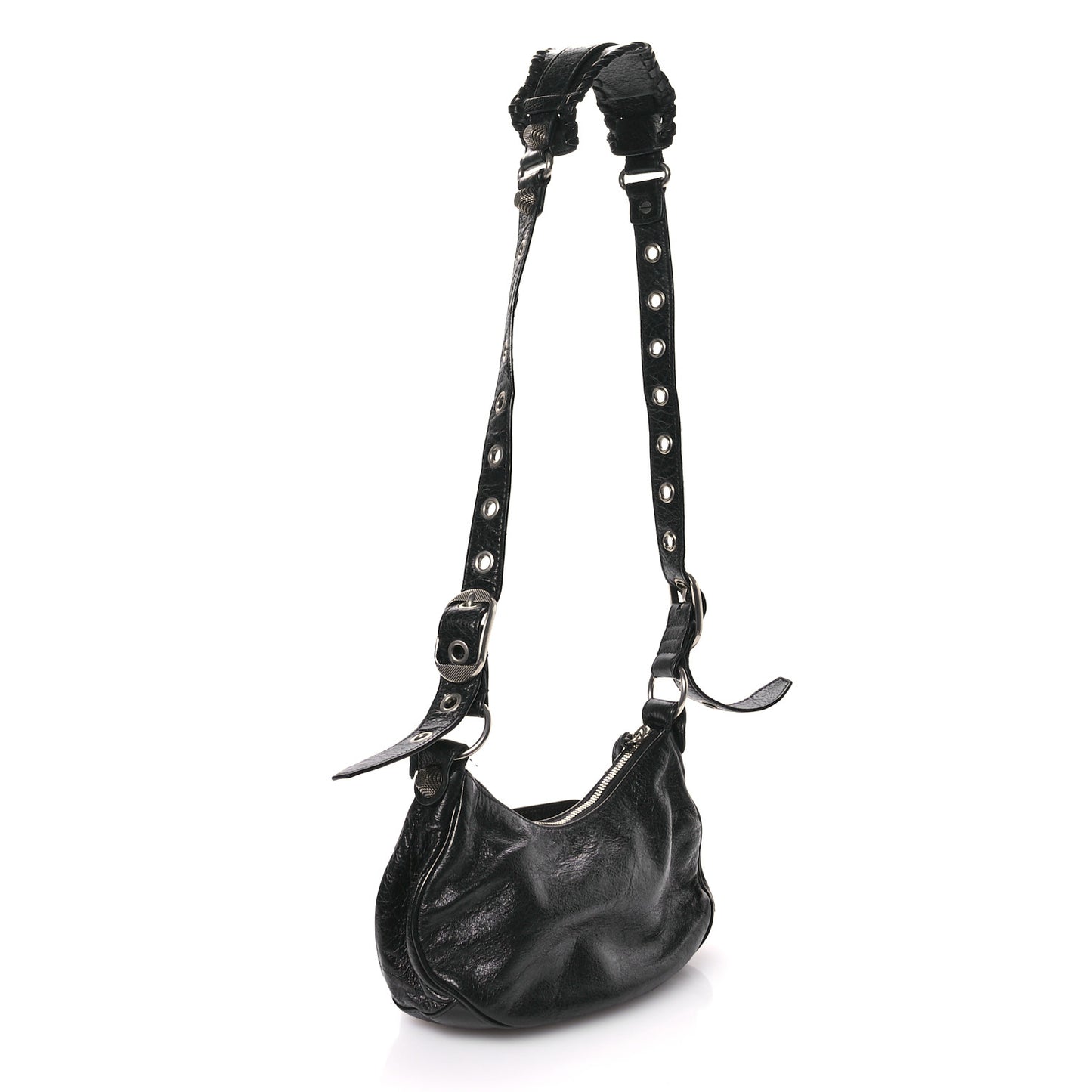 Agneau Arena Le Cagole Shoulder Bag XS Black