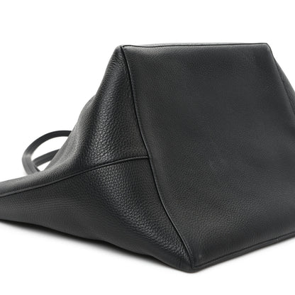 The Row Grained Calfskin Park Tote Three Black 9 of 11