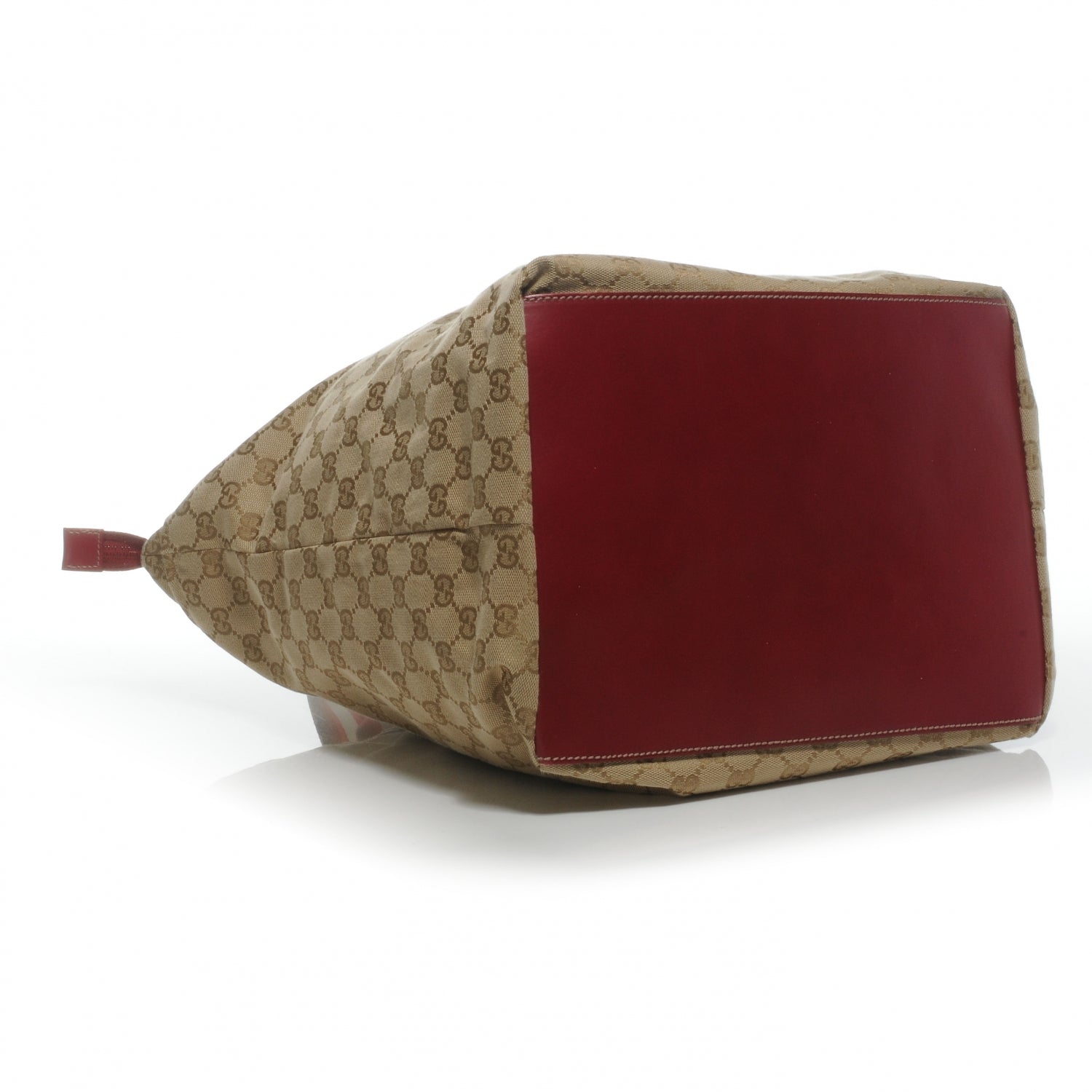 Gucci GG Monogram Large Web Handle Bucket Tote 4 of 8
