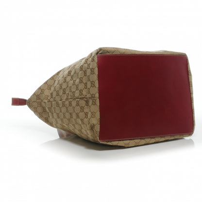 Gucci GG Monogram Large Web Handle Bucket Tote 4 of 8