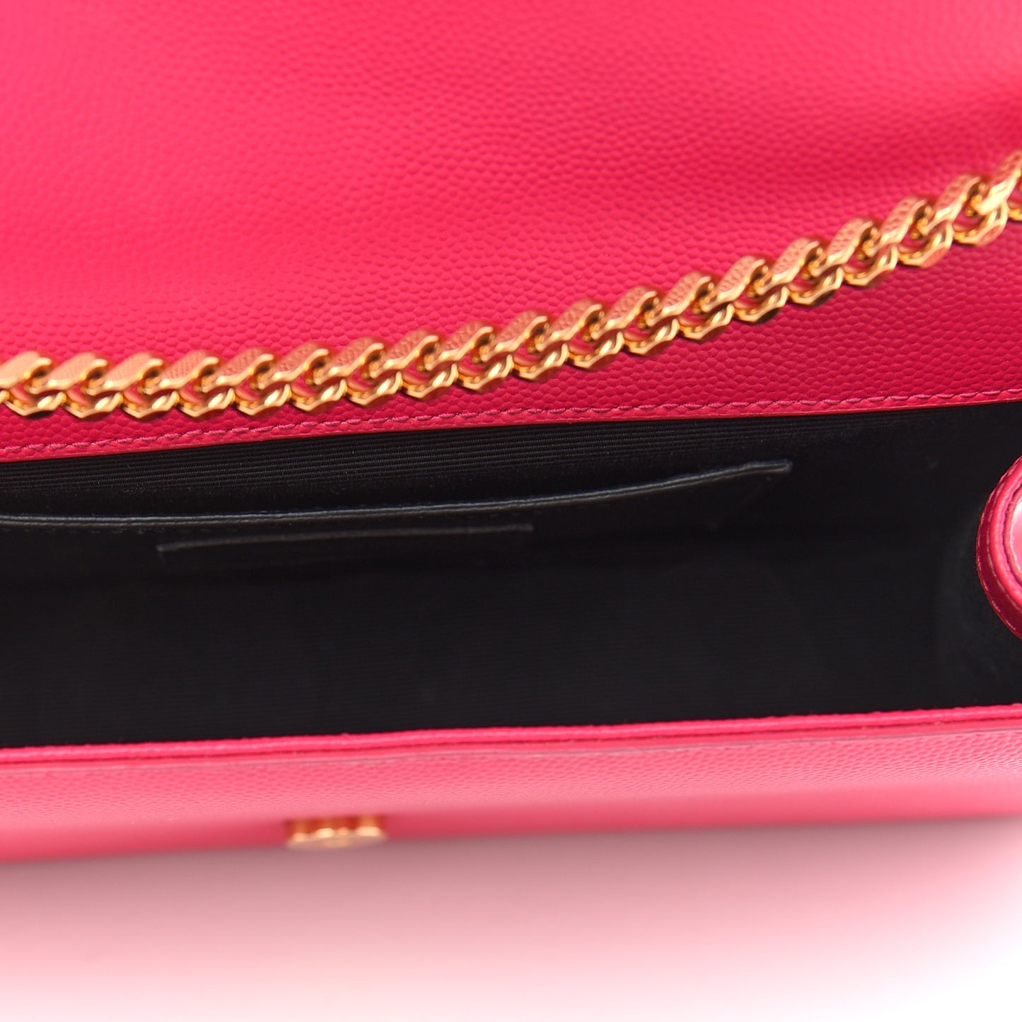Grain De Poudre Medium Monogram Kate Satchel Lipstick Fuchsia