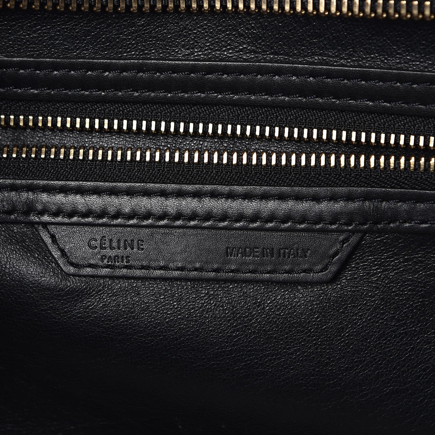 Celine Satin Calfskin Suede Mini Tri-Color Luggage Seashell 7 of 16