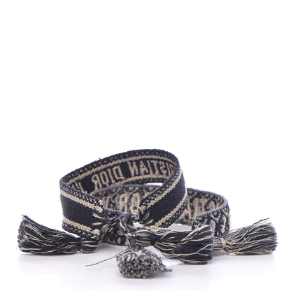 Christian Dior Woven Cotton J'Adior Friendship Bracelet Set 3 of 4